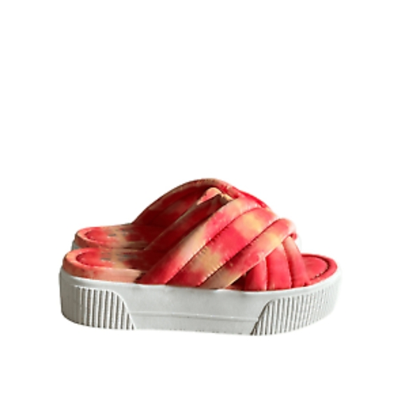Mix No. 6 Eira Tie Dye Platform Sandal Size 8.5M - Picture 2 of 6